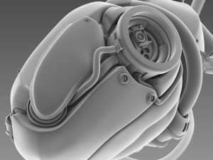 artificial cyber heart 3D Model