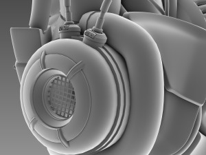 artificial cyber heart 3D Model