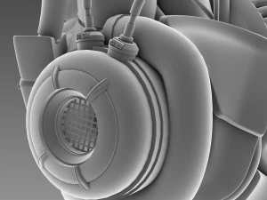 artificial cyber heart 3D Model