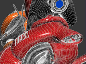 artificial cyber heart 3D Model