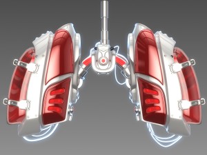 mechanical lungs concept Modello 3D