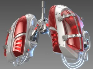 mechanical lungs concept 3D Model