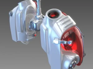 mechanical lungs concept 3D Model