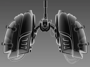 mechanical lungs concept 3D Model