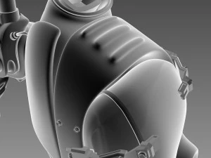 mechanical lungs concept 3D Model