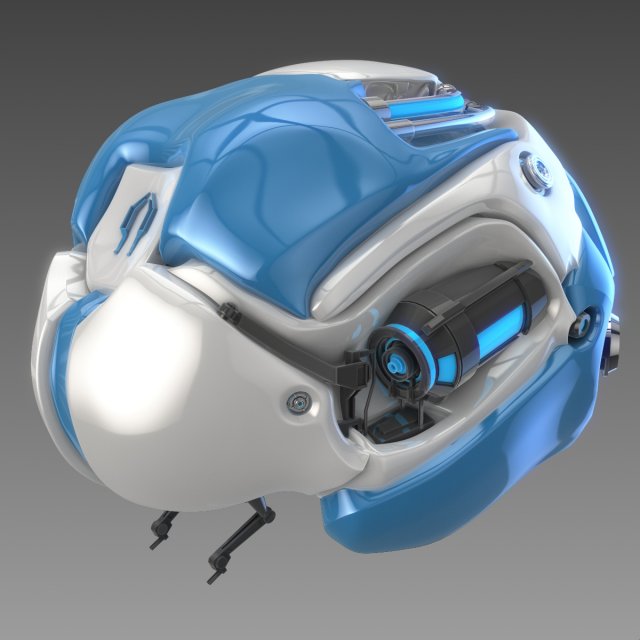 artificial brain concept 3D मॉडल .c4d .max .obj .3ds .fbx .stl .blend 