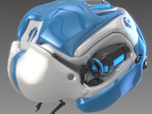 artificial brain concept 3D Model