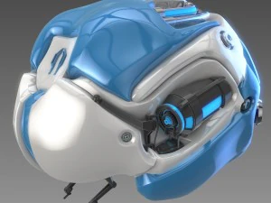 人工脳の概念 3Dモデル