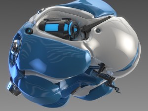 artificial brain concept 3D मॉडल