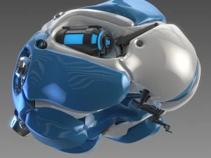 koncepcja sztucznego m&oacute;zgu Model 3D