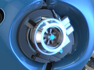 koncepcja sztucznego m&oacute;zgu Model 3D