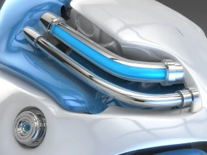 koncepcja sztucznego m&oacute;zgu Model 3D