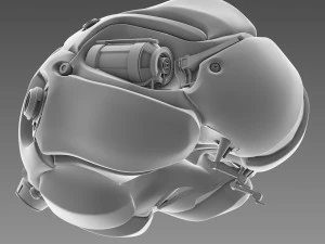 koncepcja sztucznego m&oacute;zgu Model 3D