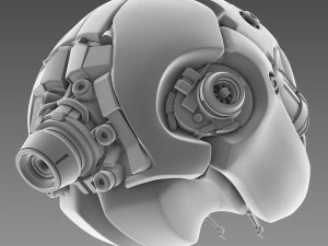 koncepcja sztucznego m&oacute;zgu Model 3D