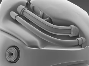 koncepcja sztucznego m&oacute;zgu Model 3D