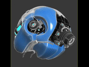 koncepcja sztucznego m&oacute;zgu Model 3D