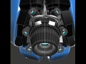 artificial brain concept 3D मॉडल