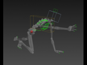 human skeleton rigged Modèle 3D