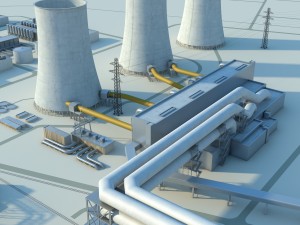 power plant 3D Model