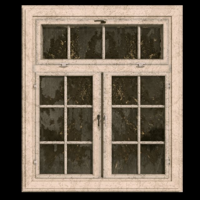 old dirty window 3Dモデル .c4d .max .obj .3ds .fbx .stl .blend 