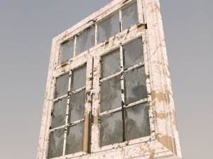 old dirty window 3Dモデル