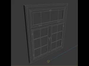 old dirty window 3D Model