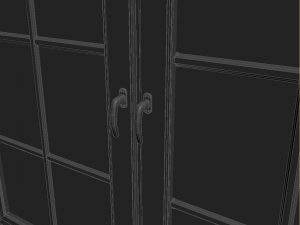 old dirty window 3Dモデル