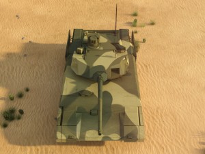 t-14 armata rigged and animated 3D Model