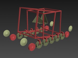 t-14 armata rigged and animated 3D Model