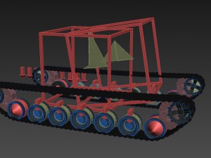 t-14 armata rigged and animated 3D Model