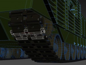 t-14 armata rigged and animated 3D Model