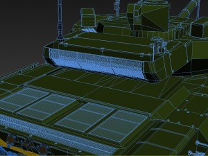 t-14 armata rigged and animated 3D Model
