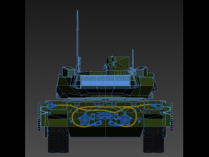 t-14 armata rigged and animated 3D Model