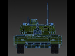 t-14 armata rigged and animated 3D Model