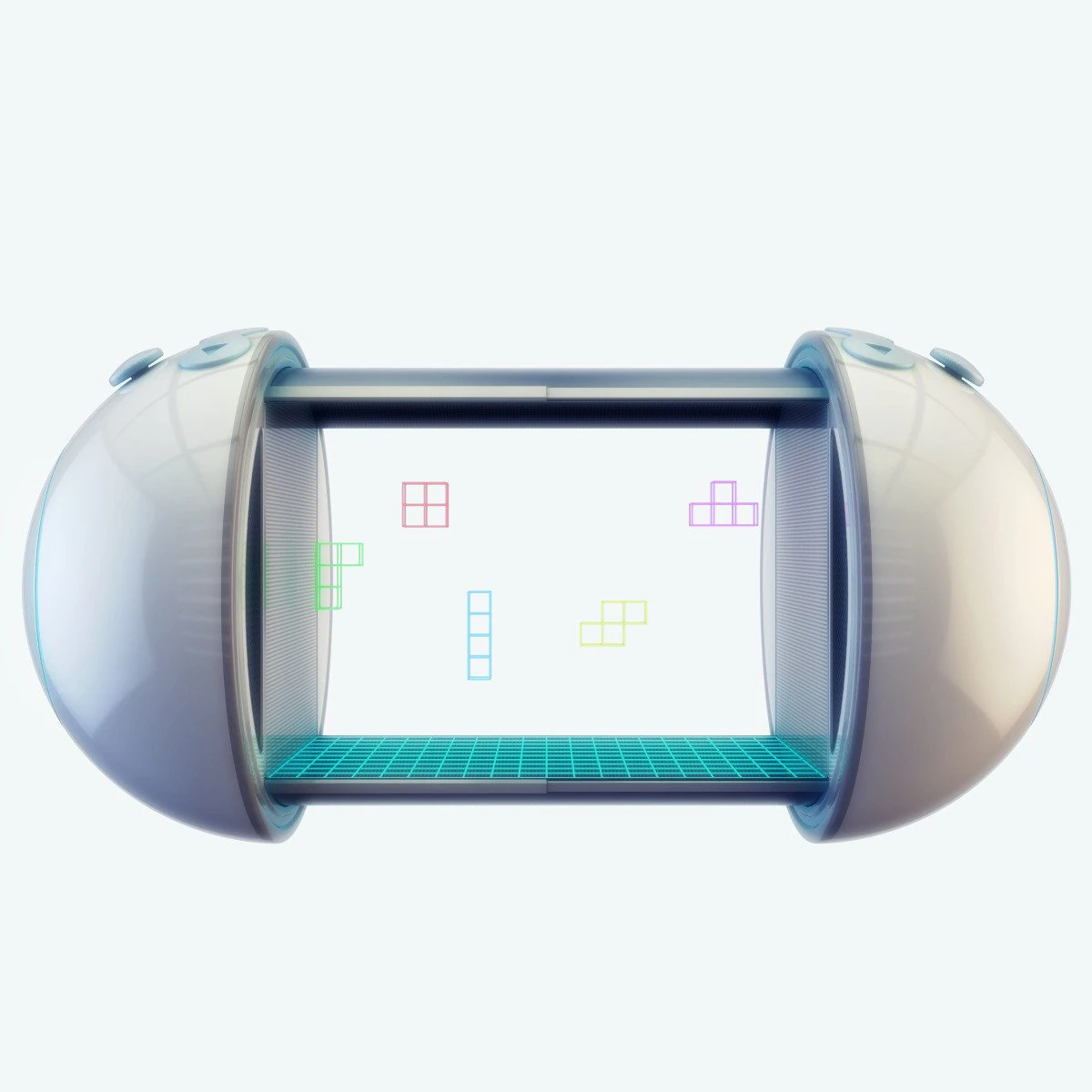 3d console concept device 3D Model .c4d .max .obj .3ds .fbx .stl .blend 