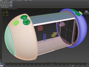 3d console concept device Modello 3D