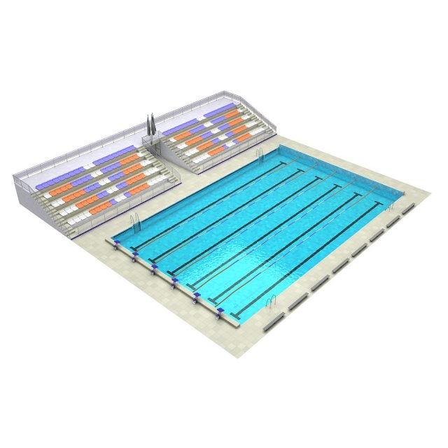 arena pool 3D Model .c4d .max .obj .3ds .fbx .stl .blend 