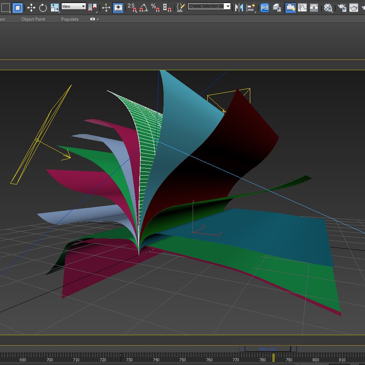 Animated Book 3d Model