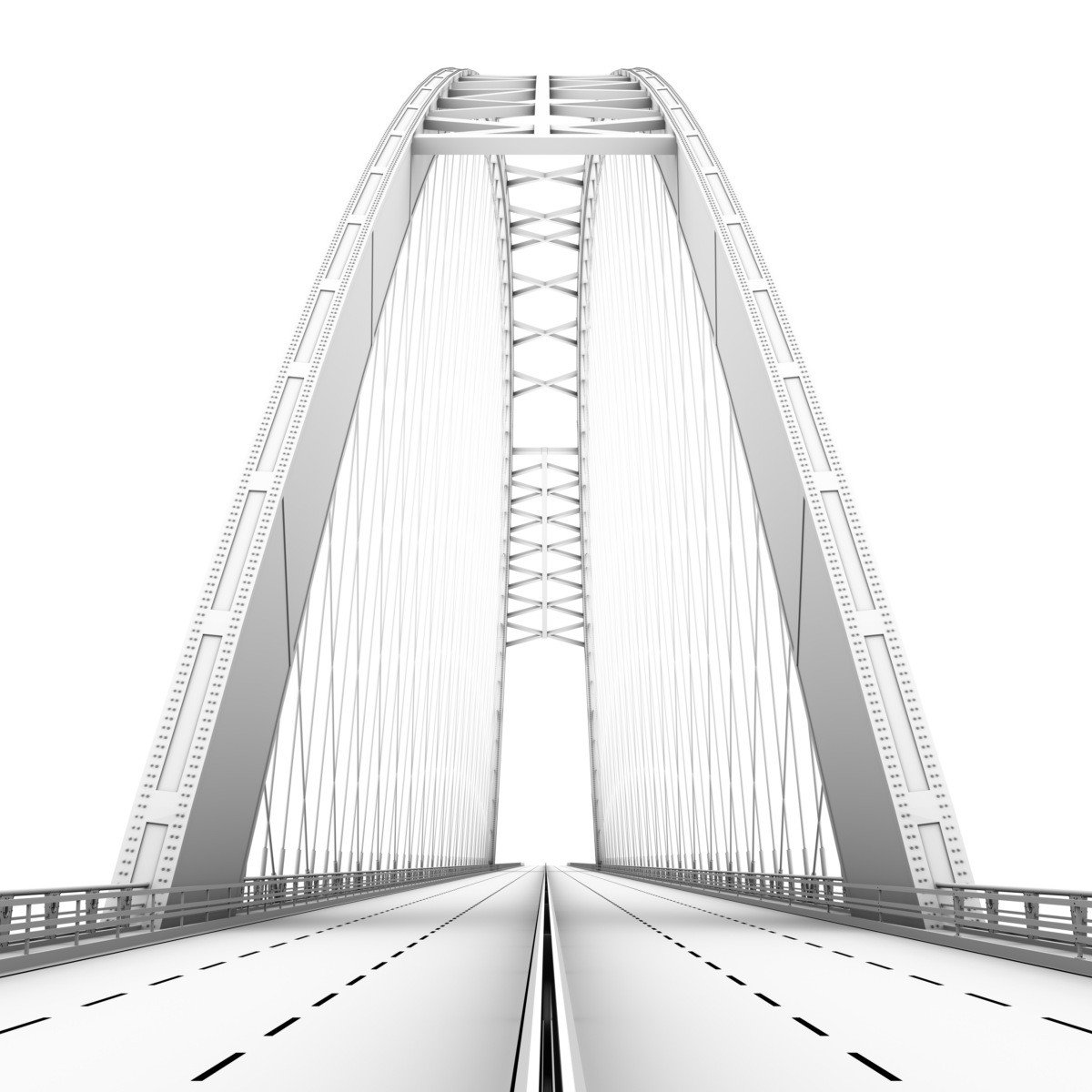 Мост сверху рисунок