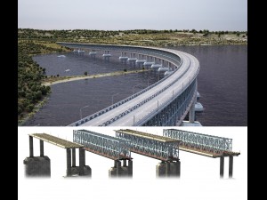 bridge construction 3D Model