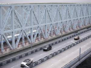 bridge construction 3D Model