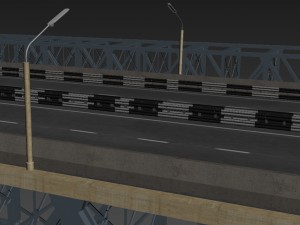 bridge construction 3D Model