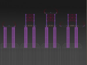 bridge construction 3D Model