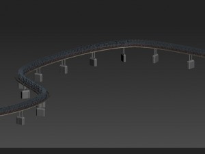 bridge construction 3D Model