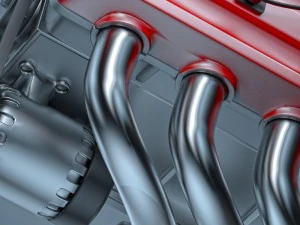 motore dell'auto - animato Modello 3D