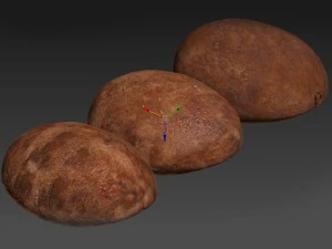 coffee beans set 3D Model