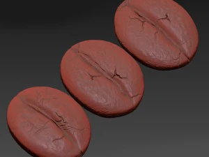 coffee beans set 3D Model