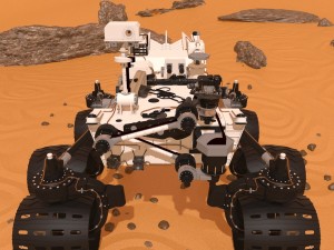 curiosity rover mars Model 3D