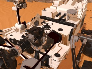 curiosity rover mars Model 3D