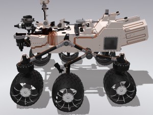 curiosity rover mars Model 3D